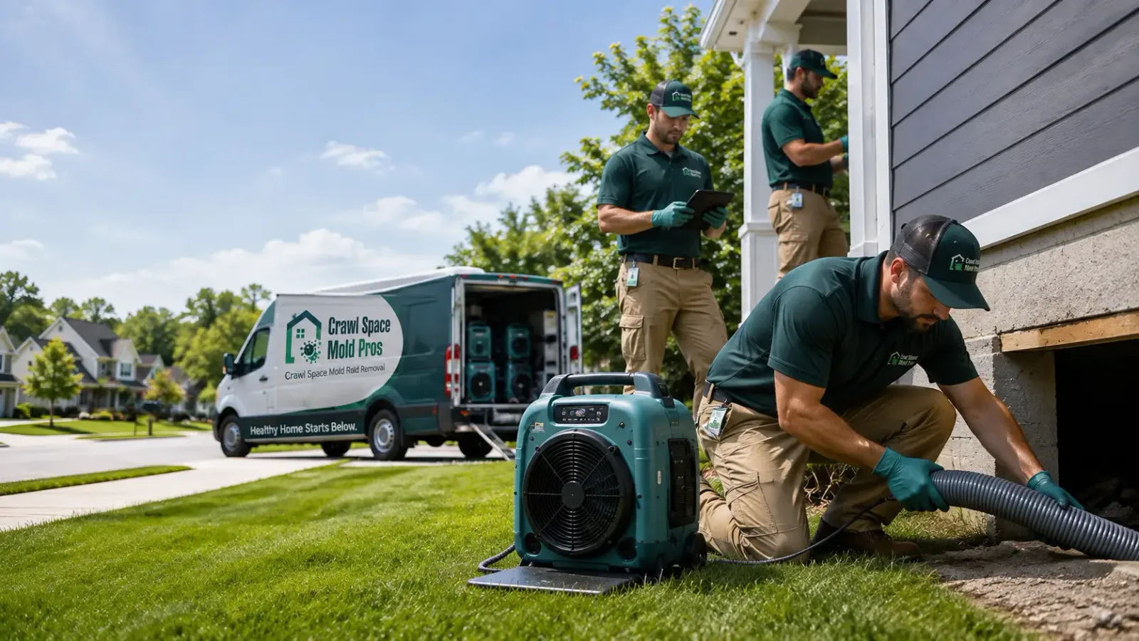 Crawl Space Mold Removal in Faith, NC